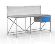 Dielenský stôl s perfopanelom šírka 2000 mm, 24040838
