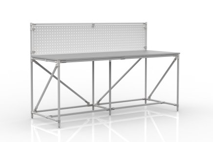 Dielenský stôl s perfopanelom šírka 2000 mm, 24040836