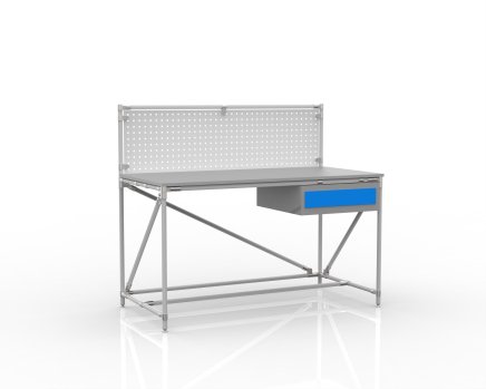 Dielenský stôl s perfopanelom šírka 1500 mm, 24040831