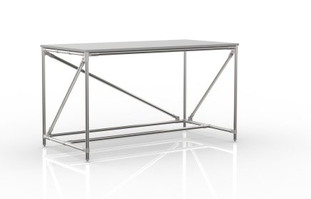 Dielenský stôl z rúrkového systému šírka 1500 mm, 24040536 - 4