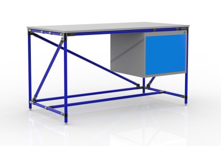 Dielenský stôl s kontajnerom šírka 1500 mm, 240405311